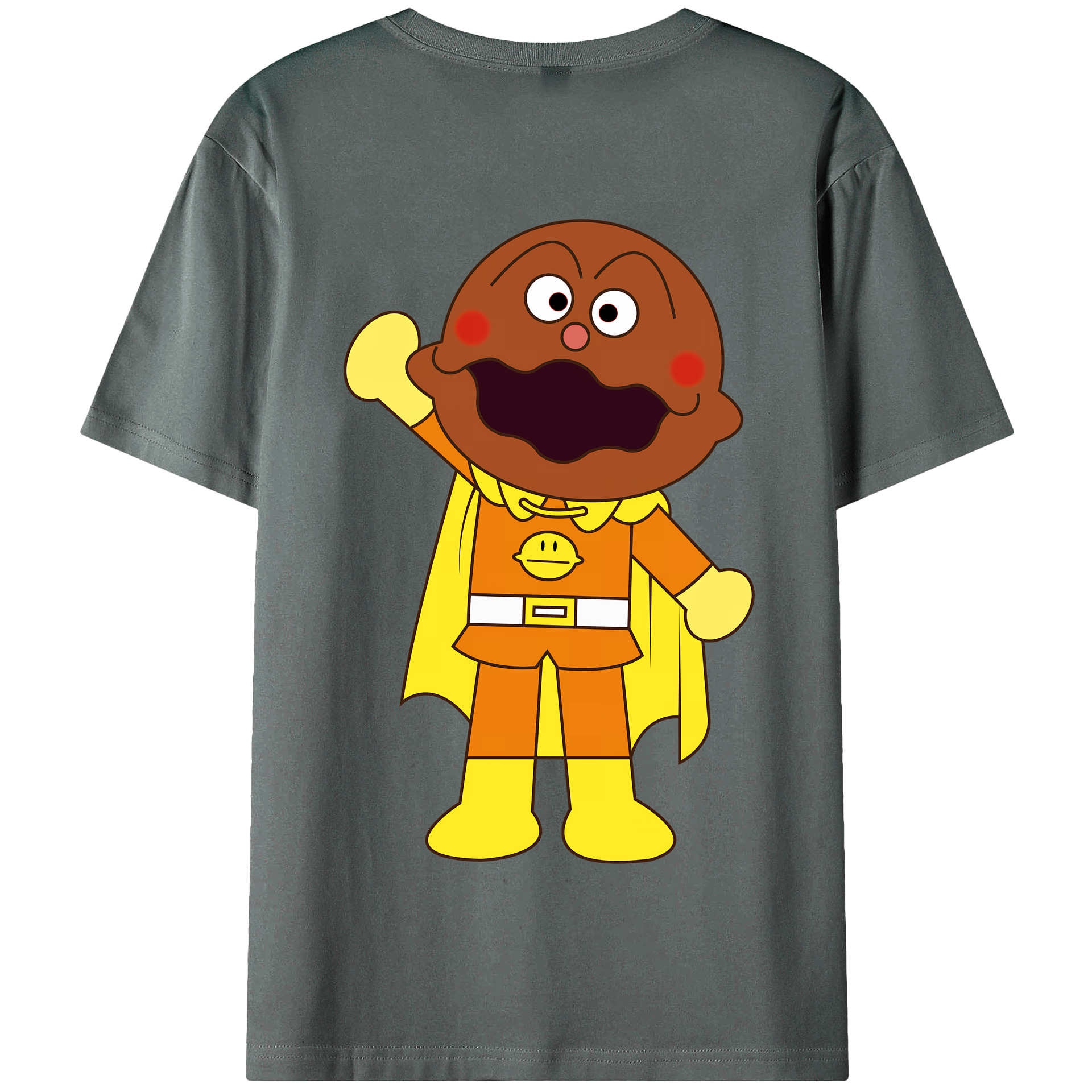 （画像用） アンパンマン Anpanman 綿100％半袖Tシャツ（背面プリント）